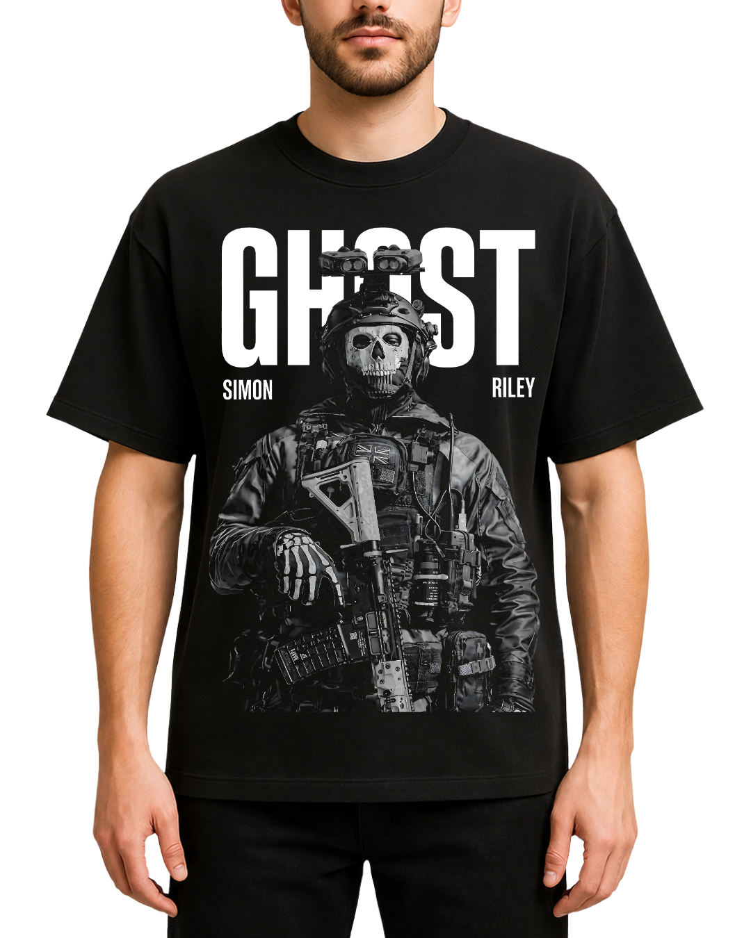 Call of Duty CoD Ghost Simon Riley Graphic Tee