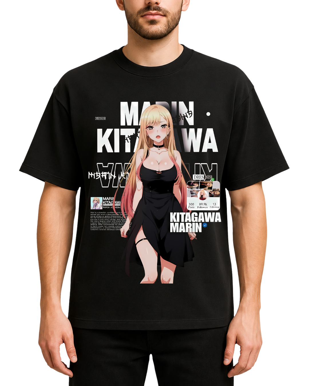 Marin Kitagawa My Dress-Up Darling Anime Graphic Tee