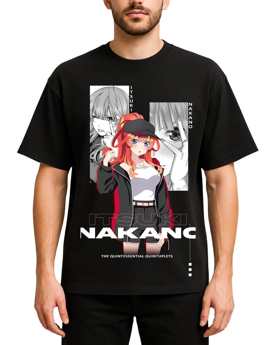 Itsuki Nakano Quintessential Quintuplets Anime Graphic T-Shirt