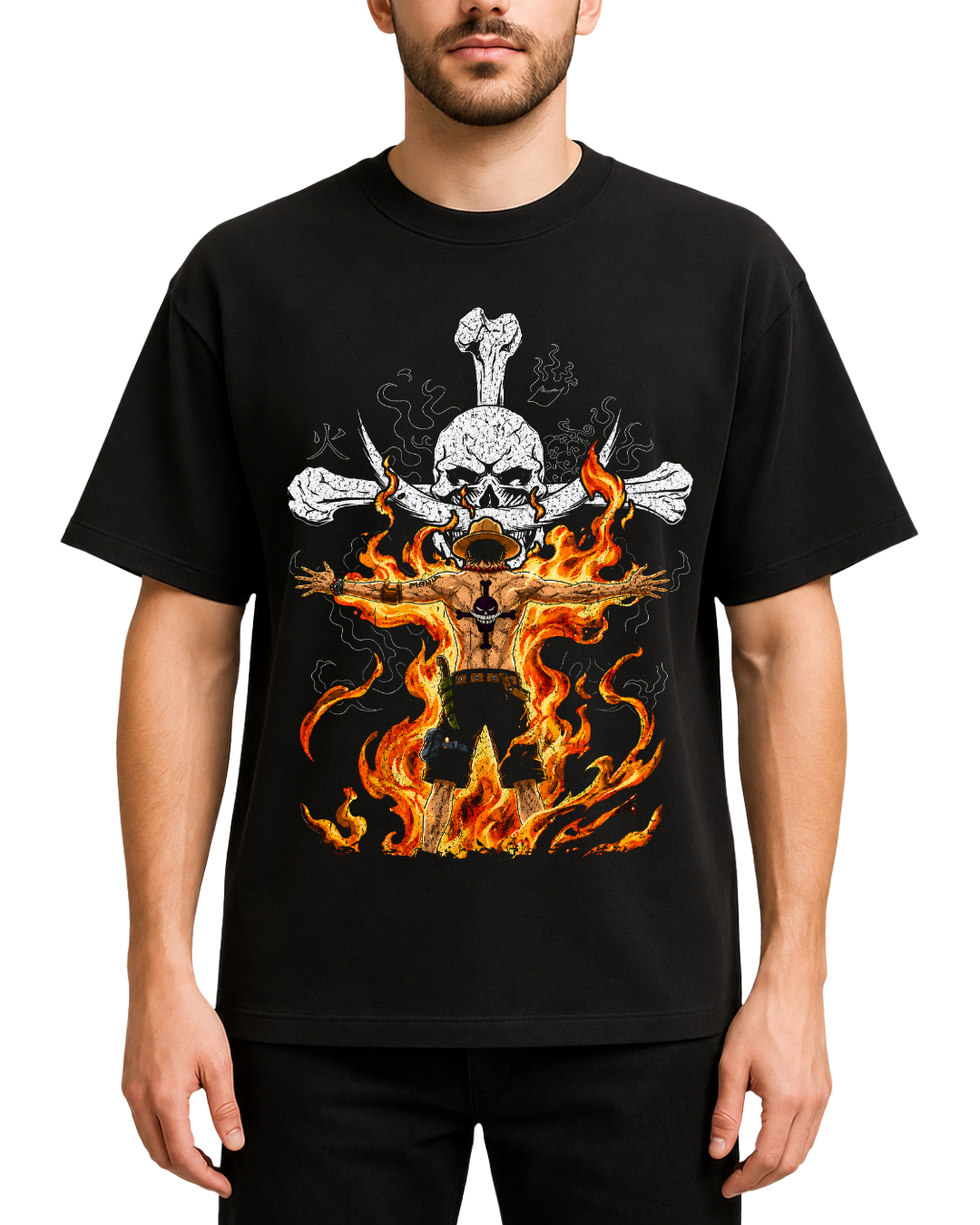 One Piece Portgas D Ace Anime Graphic Tee