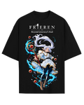 Frieren Beyond Journey's End Anime Oversized Graphic T-Shirt