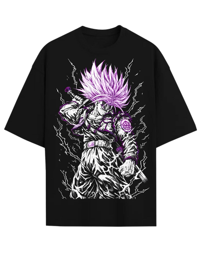 Future Trunks Anime Graphic Tee Dragon Ball Z Saiyan Oversized Streetwear T-Shirt