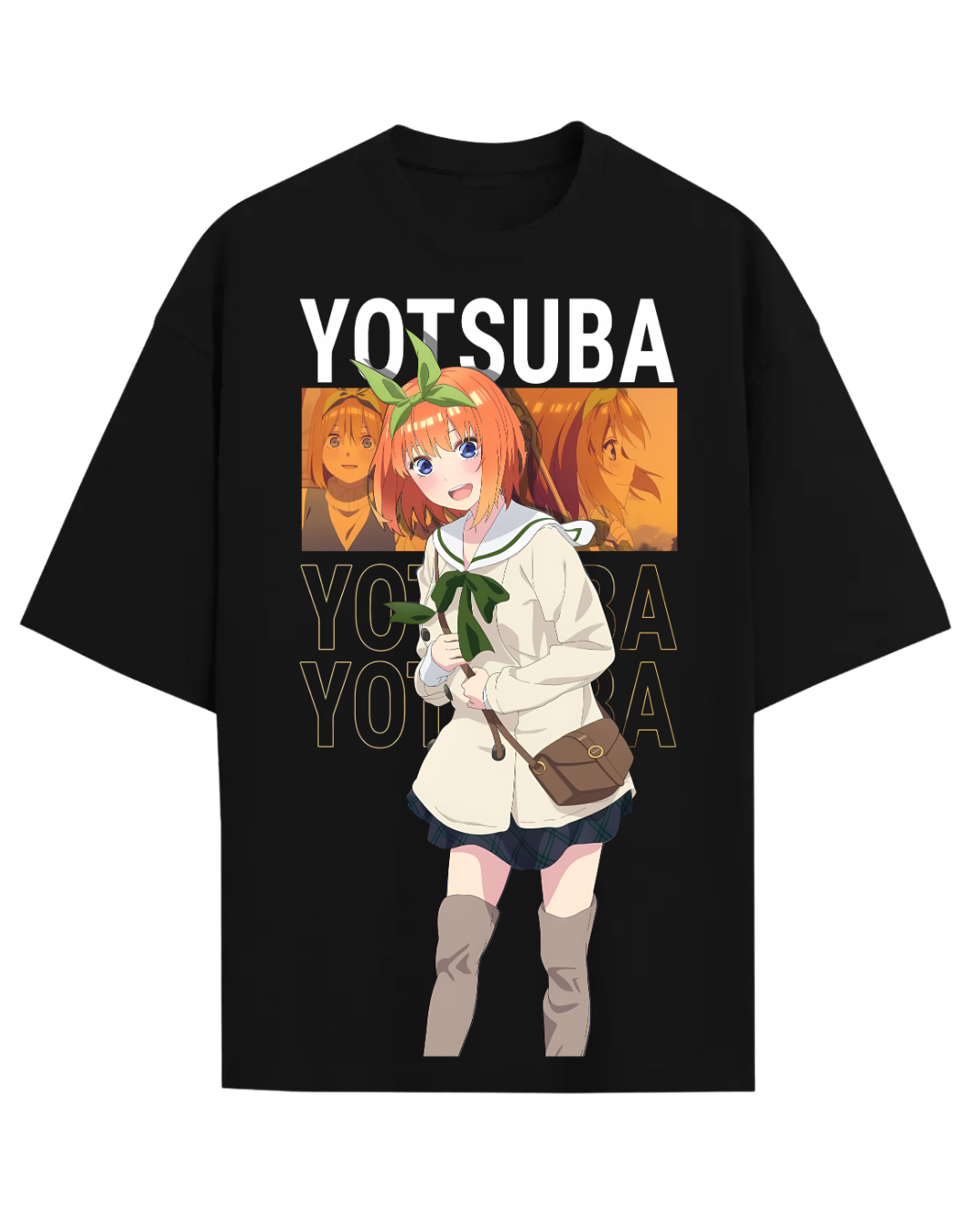 Yotsuba Nakano The Quintessential Quintuplets Anime Oversized Graphic T-Shirt