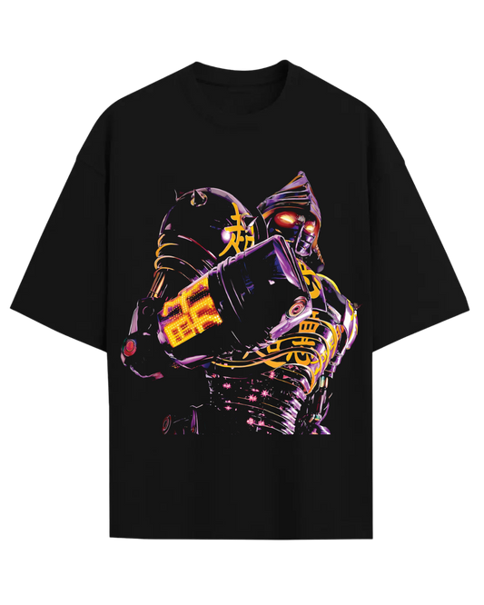 Real Steel Noisy Boy Robot Cyberpunk Mecha Japanese Graphic Tee