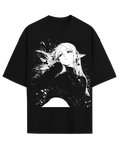 Frieren Anime Elf Graphic Oversized T-Shirt