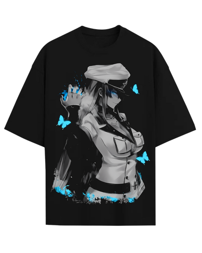 Esdeath Anime Graphic Tee Ice Queen Akame Ga Kill Oversized T-Shirt