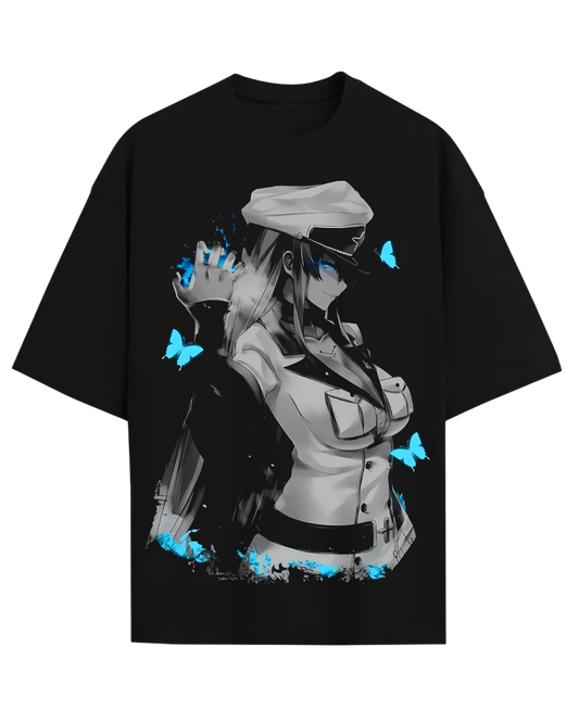 Esdeath Anime Graphic Tee Ice Queen Akame Ga Kill Oversized T-Shirt