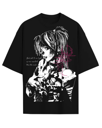 Death Note Misa Amane Goth Anime Graphic Tee
