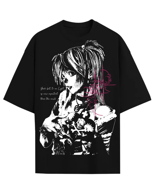Death Note Misa Amane Goth Anime Graphic Tee
