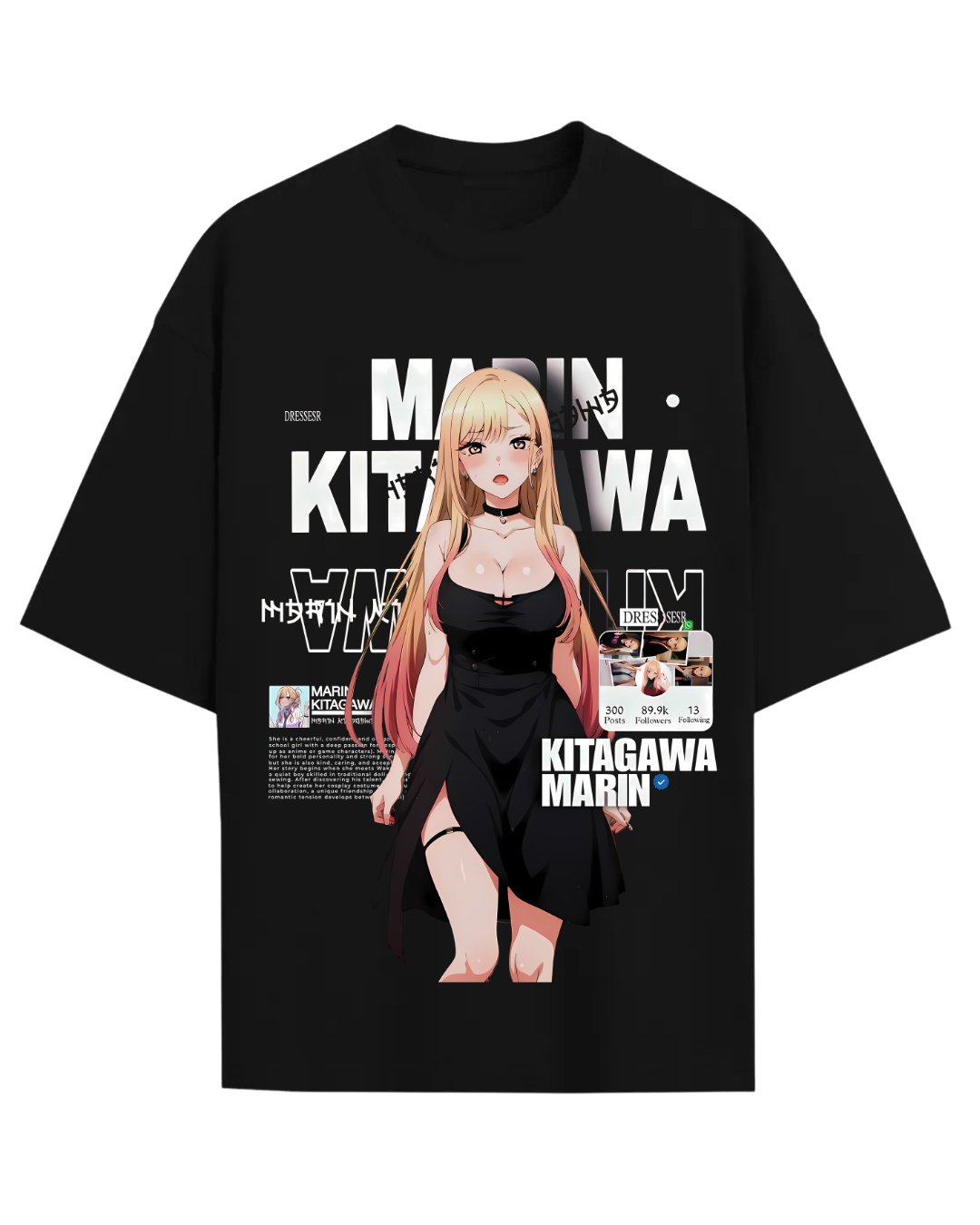 Marin Kitagawa My Dress-Up Darling Anime Graphic Tee