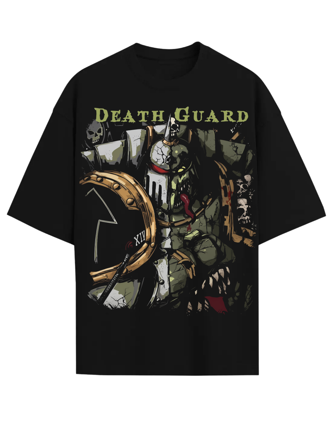 Warhammer 40k Death Guard Nurgle Chaos Space Marine Graphic Tee