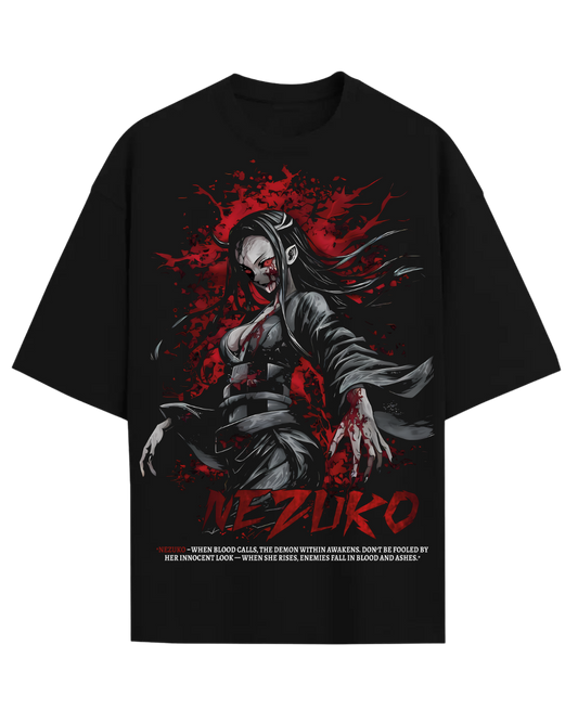 Nezuko Demon Slayer Anime Oversized T-Shirt