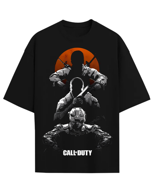 Call of Duty CoD Black Ops Warzone Gamer Oversized Graphic T-Shirt