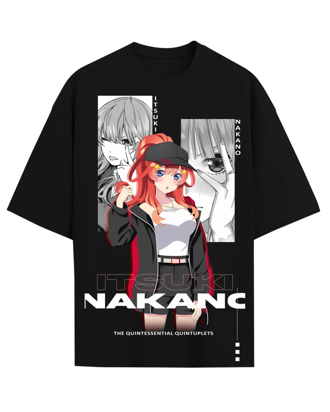 Itsuki Nakano Quintessential Quintuplets Anime Graphic T-Shirt