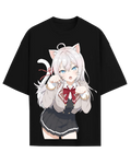 Alya Sometimes Hides Her Feelings in Russian Nekomimi Anime Oversized T-Shirt