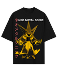 Neo Metal Sonic Japanese Streetwear Graphic T-Shirt