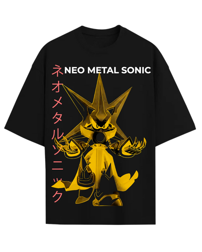 Neo Metal Sonic Japanese Streetwear Graphic T-Shirt