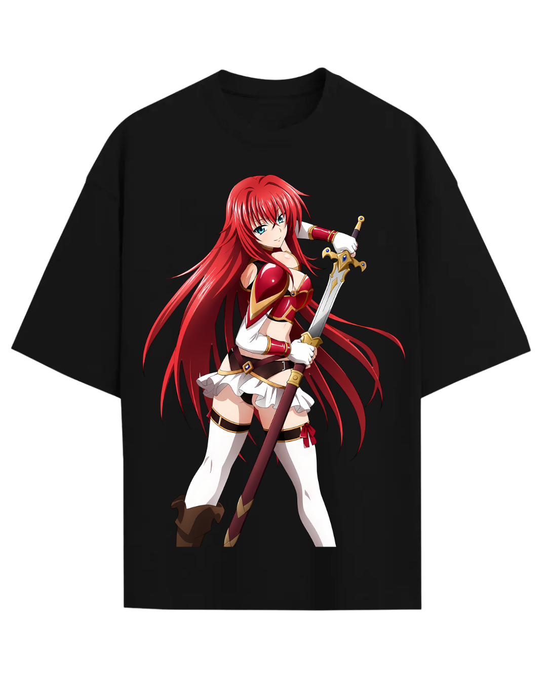 Rias Gremory Anime Waifu Warrior Graphic T-Shirt