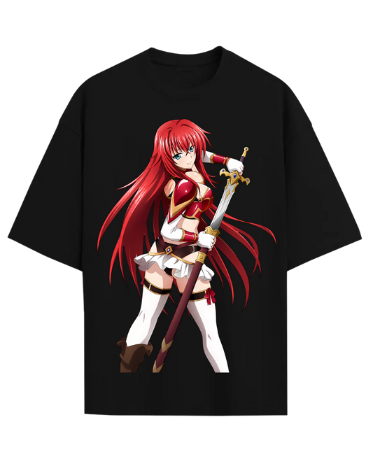 Rias Gremory Anime Waifu Warrior Graphic T-Shirt
