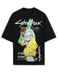 Rebecca Cyberpunk Edgerunners Anime Oversized Graphic Tee