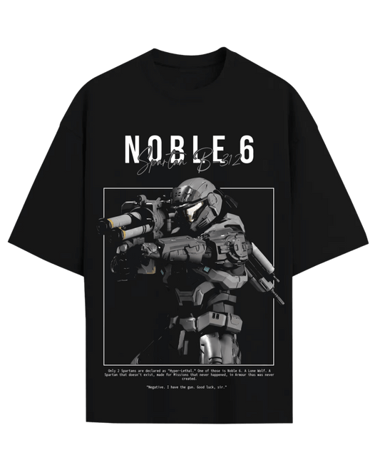 Halo Reach Noble 6 Spartan B312 Graphic Oversized T-Shirt