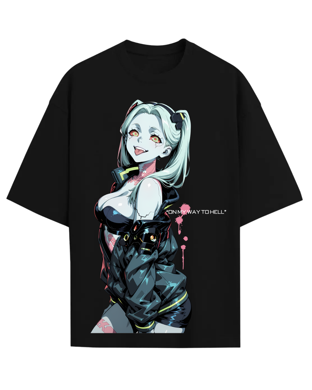Rebecca Cyberpunk Edgerunners Anime Graphic Tee
