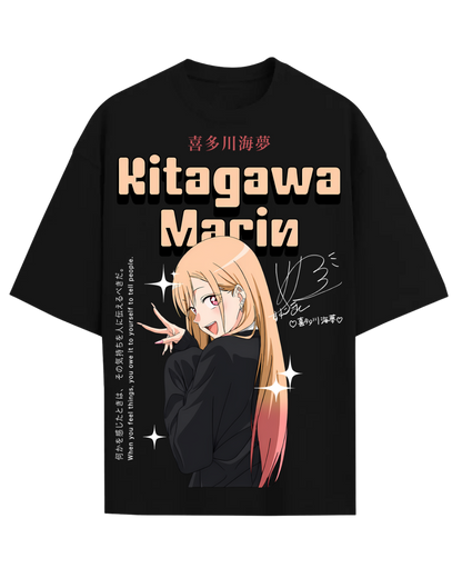 Marin Kitagawa My Dress Up Darling Anime Oversized Graphic Tee