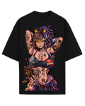 Dehya Genshin Impact Tattooed Anime Waifu Graphic Oversized T-Shirt