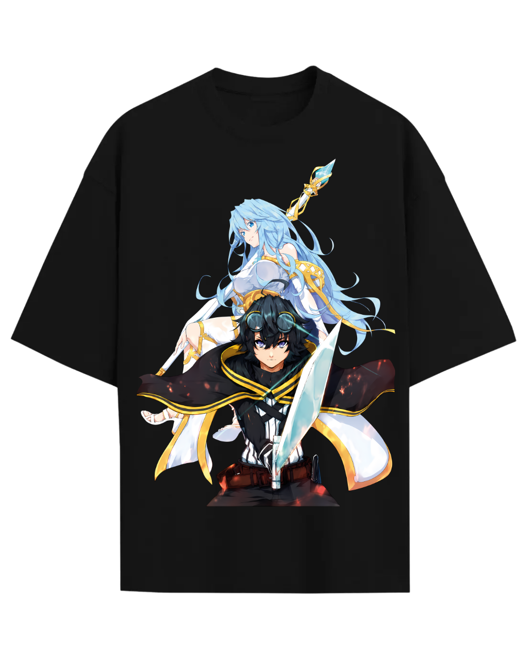 Wistoria Wand and Sword Will Serfort Elfaria Anime Oversized T-Shirt
