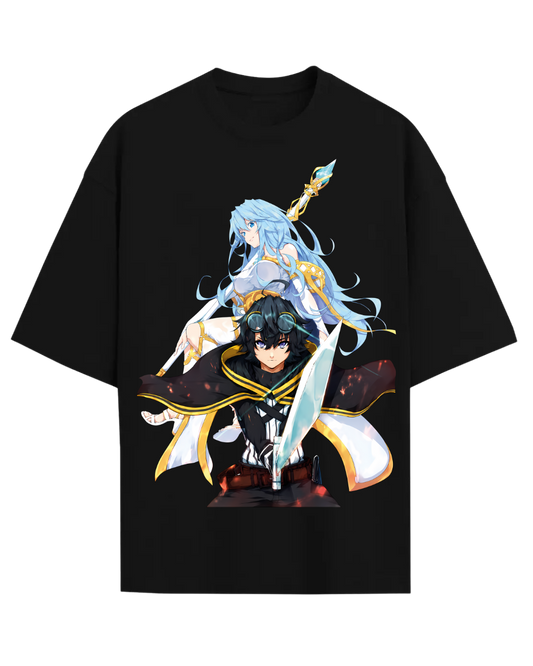 Wistoria Wand and Sword Will Serfort Elfaria Anime Oversized T-Shirt