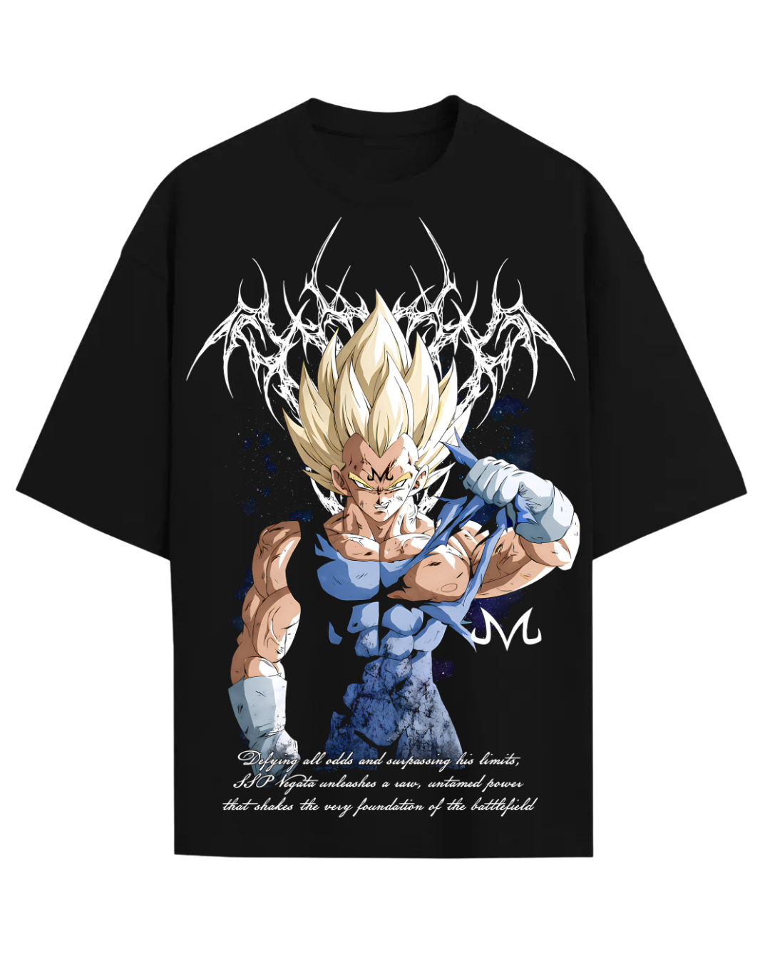 Majin Vegeta Dragon Ball Anime Oversized Graphic Tee
