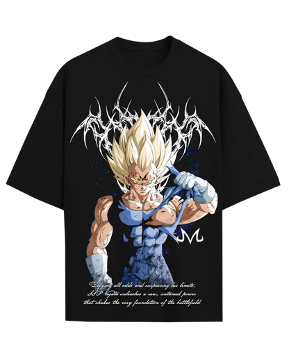 Majin Vegeta Dragon Ball Anime Oversized Graphic Tee