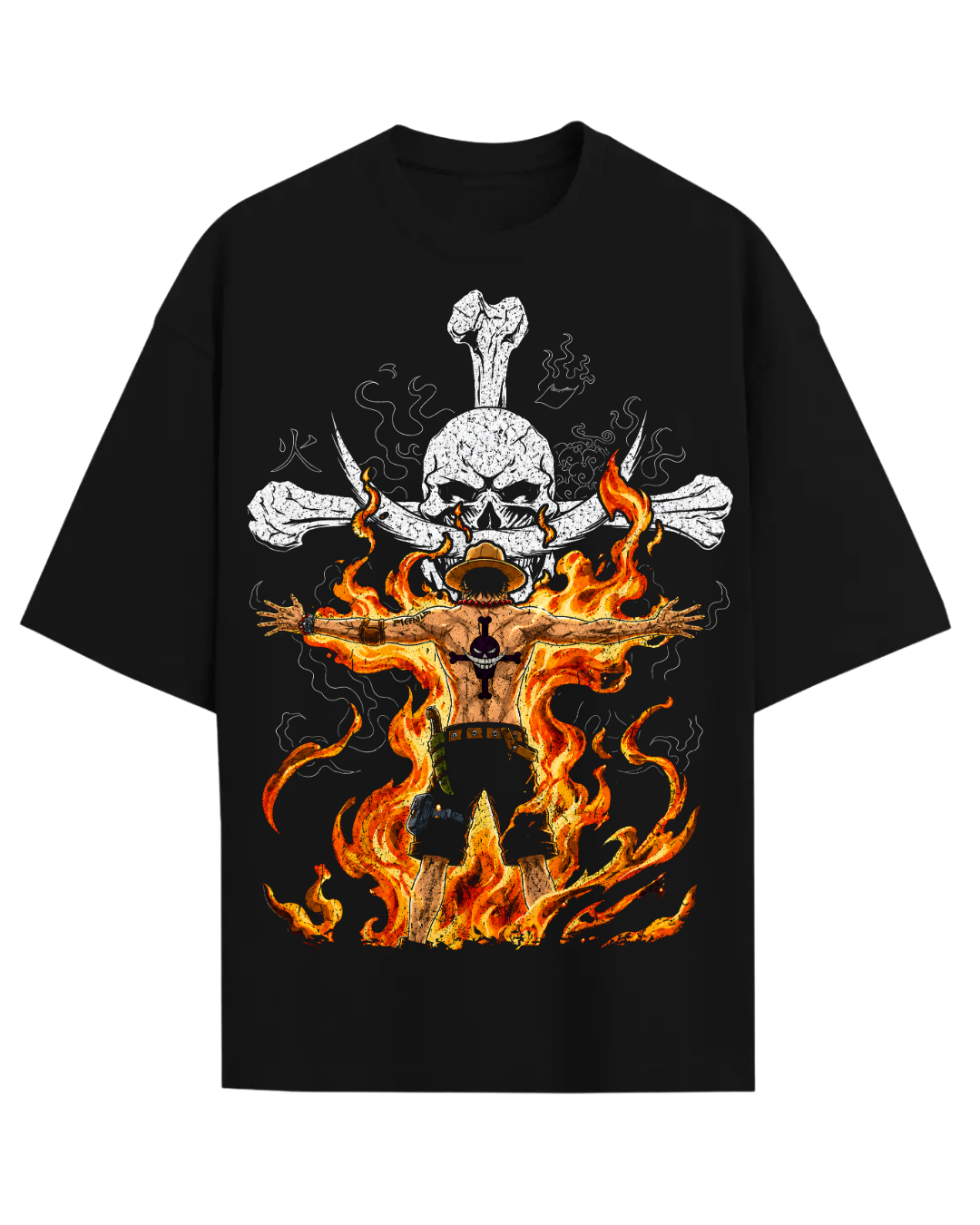 One Piece Portgas D Ace Anime Graphic Tee