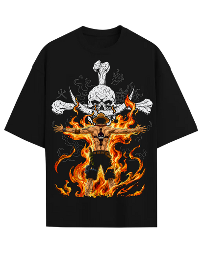 One Piece Portgas D Ace Anime Graphic Tee