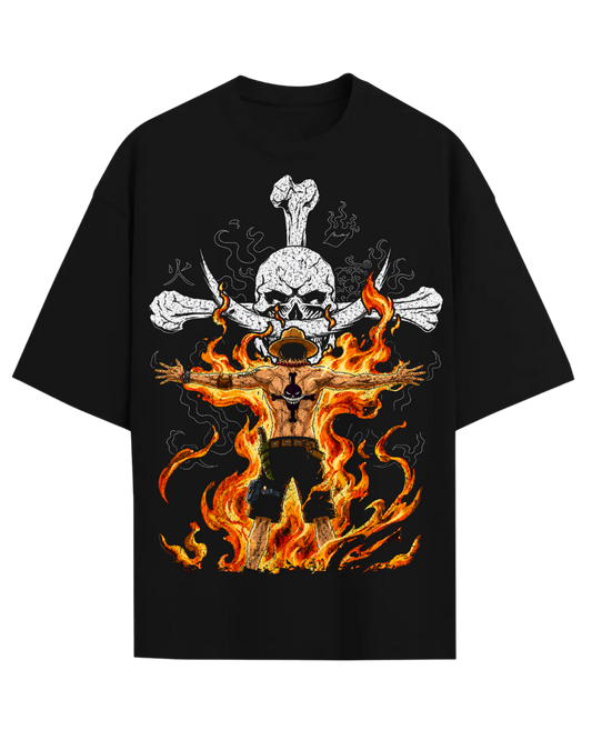 One Piece Portgas D Ace Anime Graphic Tee