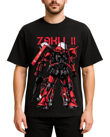 Gundam Zaku II MS-06S Anime Graphic Tee