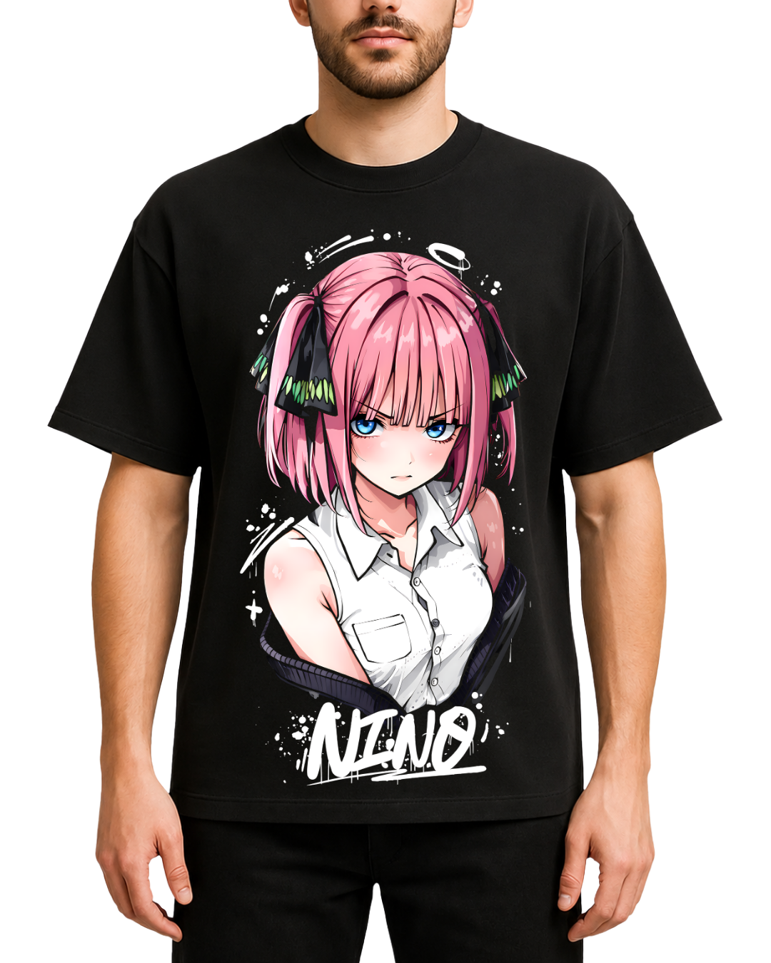 Nino Nakano Quintessential Quintuplets Anime Graphic Tee