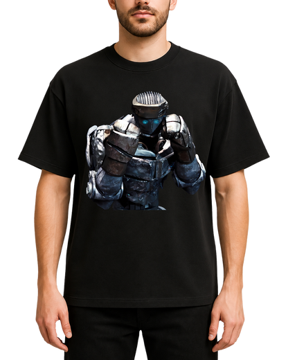 Real Steel Atom Robot Boxing Oversized Graphic Tee