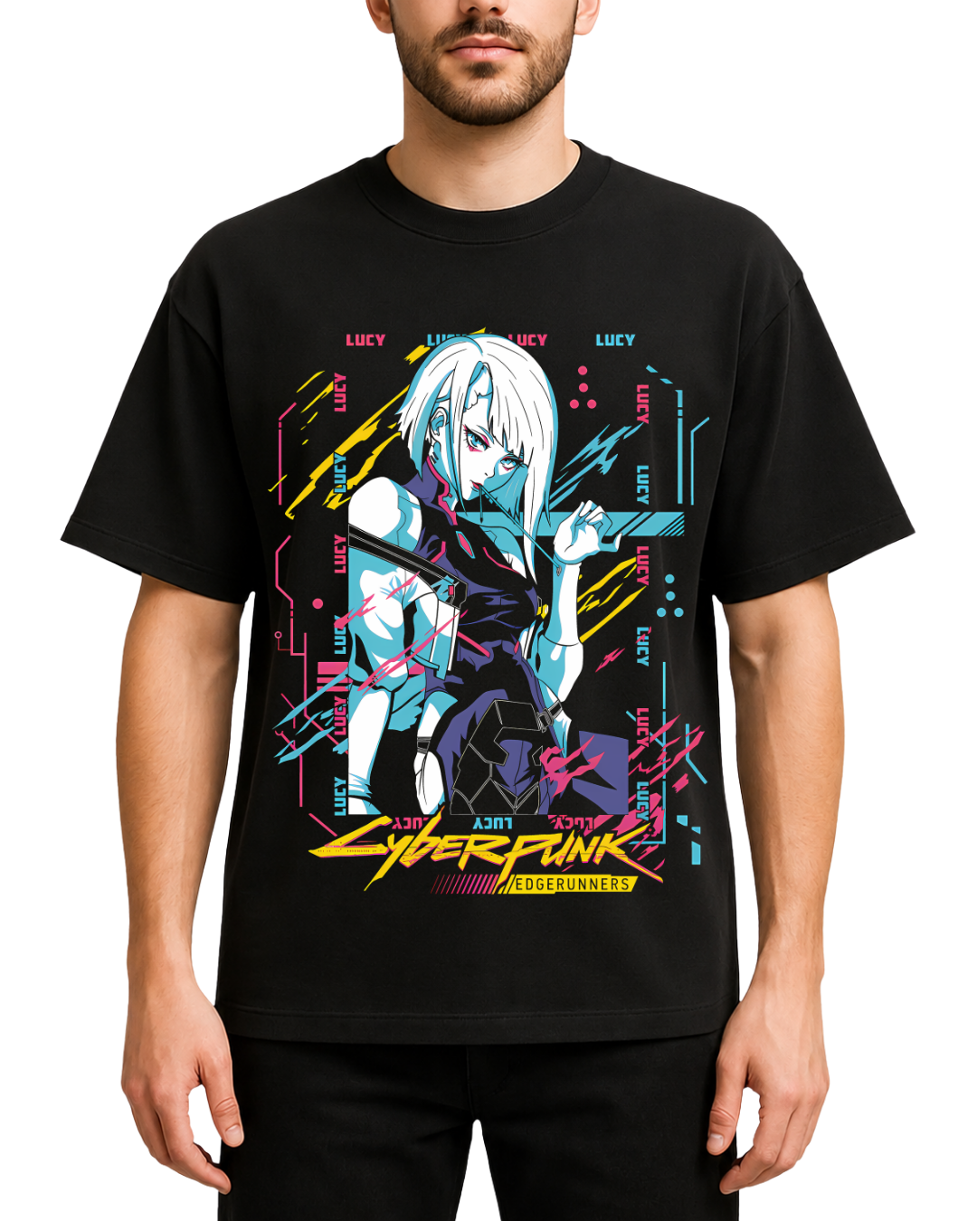 Lucy Cyberpunk Edgerunners Anime Graphic T-Shirt