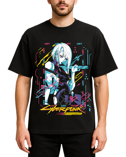 Lucy Cyberpunk Edgerunners Anime Graphic T-Shirt