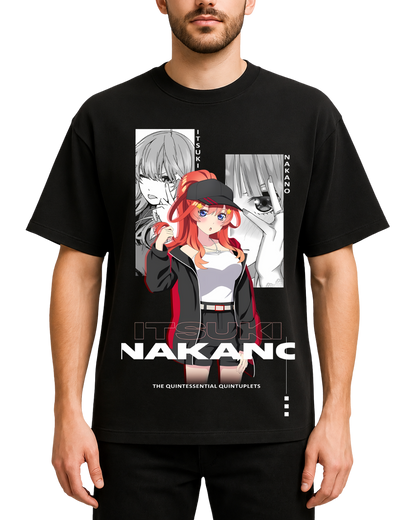 Itsuki Nakano Quintessential Quintuplets Anime Graphic T-Shirt