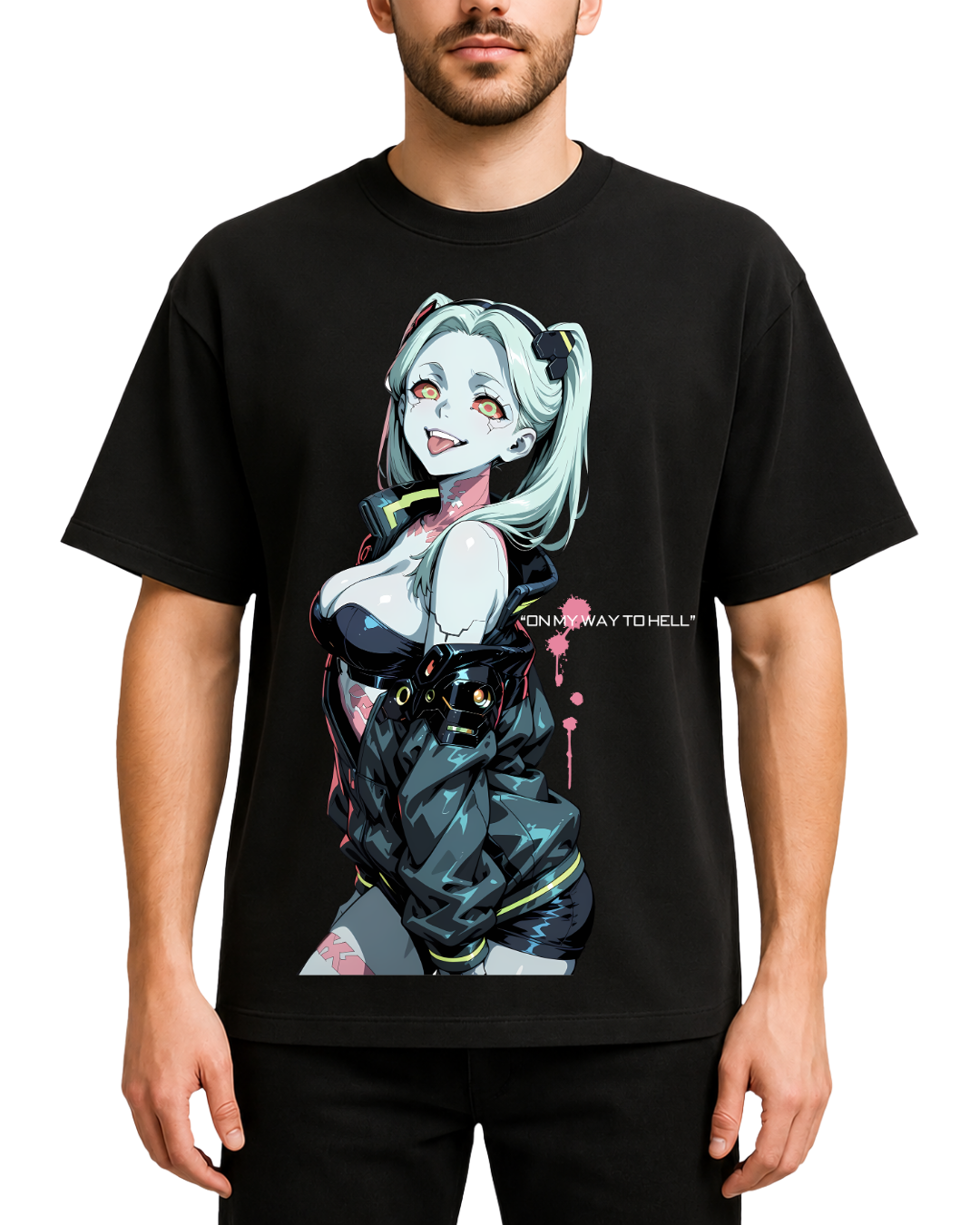Rebecca Cyberpunk Edgerunners Anime Graphic Tee