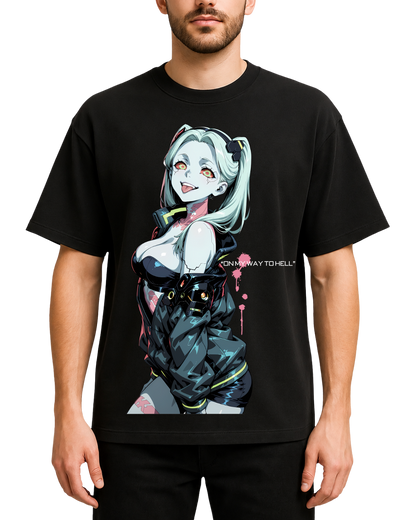 Rebecca Cyberpunk Edgerunners Anime Graphic Tee