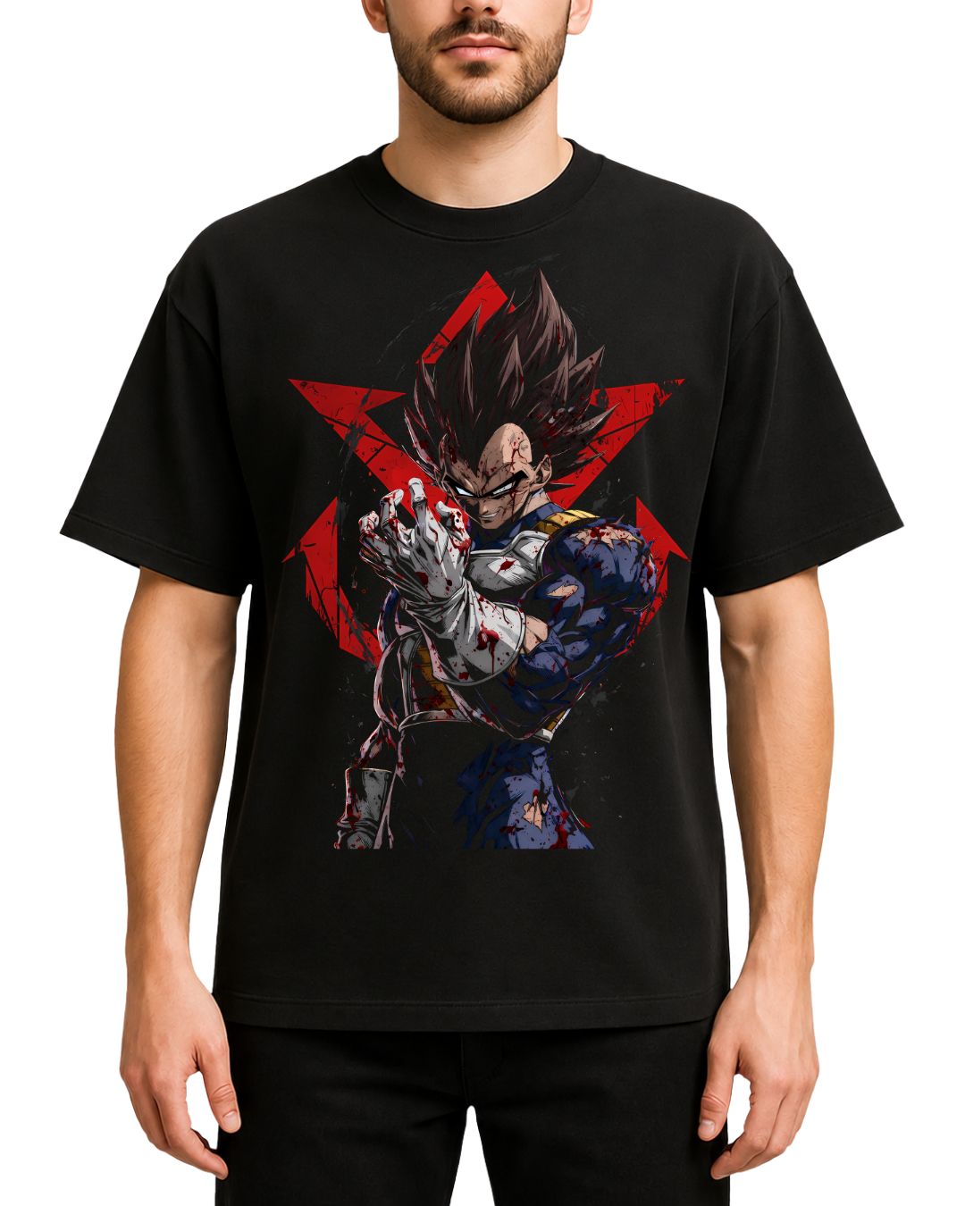Vegeta Dragon Ball Z Anime Graphic T-Shirt