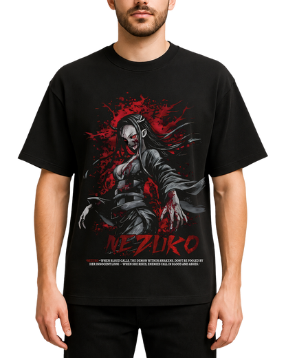 Nezuko Demon Slayer Anime Oversized T-Shirt
