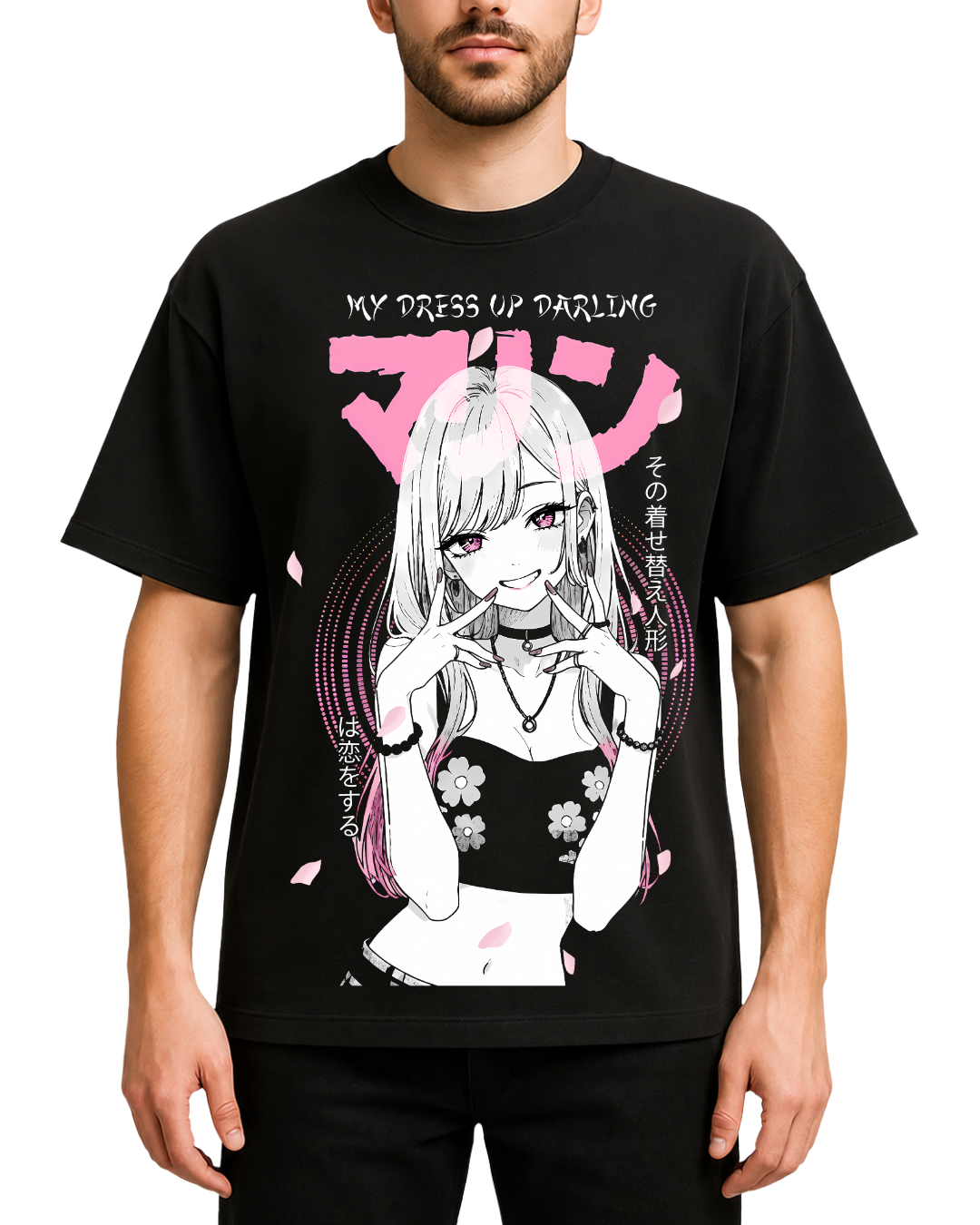 My Dress-Up Darling Marin Kitagawa Anime Oversized Graphic Tee
