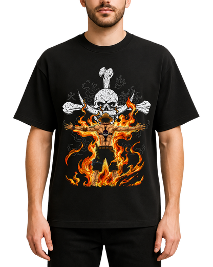 One Piece Portgas D Ace Anime Graphic Tee