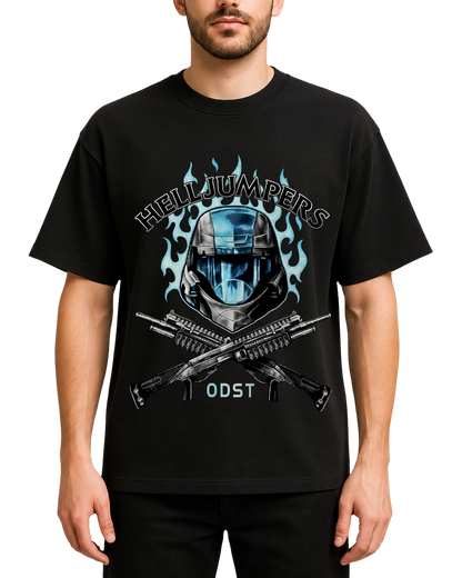 Halo ODST Helljumpers Gaming Graphic Tee
