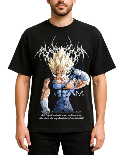 Majin Vegeta Dragon Ball Anime Oversized Graphic Tee