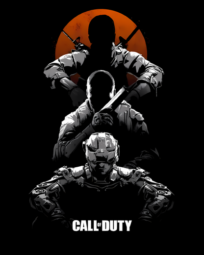Call of Duty CoD Black Ops Warzone Gamer Oversized Graphic T-Shirt